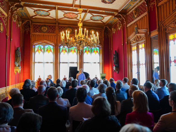 Konserten fann stad i Salongen på lystslottet på Bygdøy. Foto: Liv Anette Luane, Det kongelege hoffet