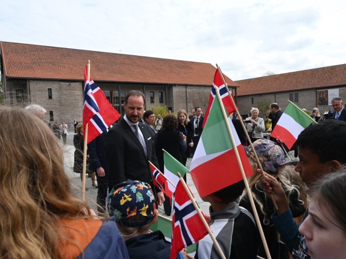 Etter seminaret inviterte Trondheims ordførar Rita Ottervik til lunsj i Erkebispegården. Foto: Sven Gj. Gjeruldsen, Det kongelege hoffet