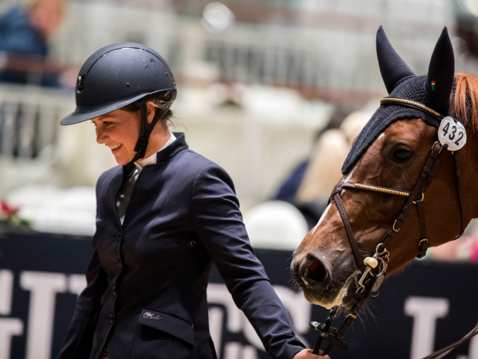 Prinsesse Märtha Louise har stor interesse for hester, både som sprangrytter og kusk på travbanen. Foto: Mariam Butt / NTB scanpix