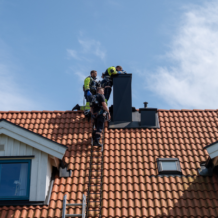 På jobb med feierne i Fredrikstad