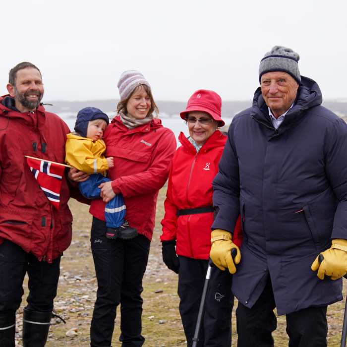 Besøkte fangstfamilie på Svalbard