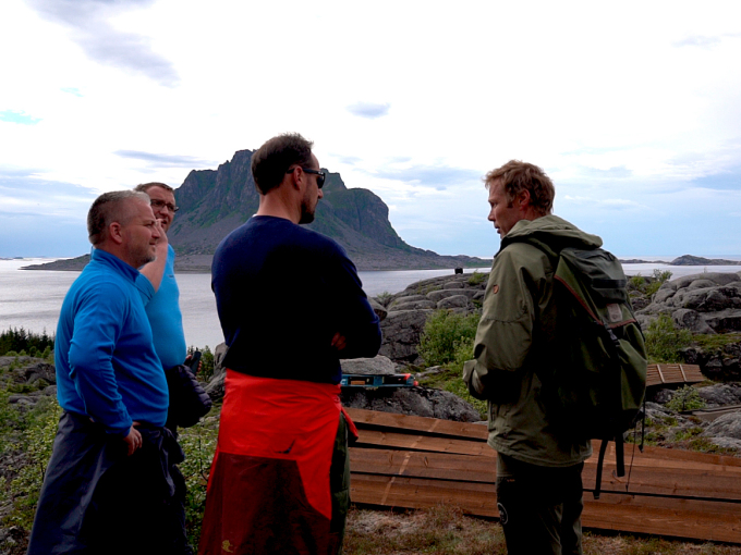 Nye Via ferrata og Vegatrappa gir praktfull utsikt over deler av verdensarvområdet. Foto: Simen Løvberg Sund, Det kongelige hoff