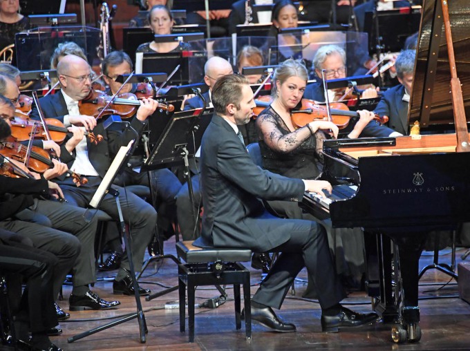 Pianisten Leif Ove Andsnes var en av kveldens solister. Foto: Sven Gj. Gjeruldsen, Det kongelige hoff