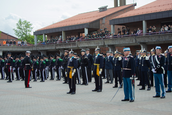 Gardeinspeksjonen er ei årleg hending. Foto:Hannah Nathalie Sæbø-Thoresen / Forsvaret