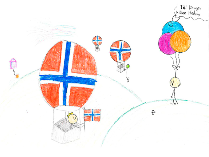 Tegnet av Hedvig.