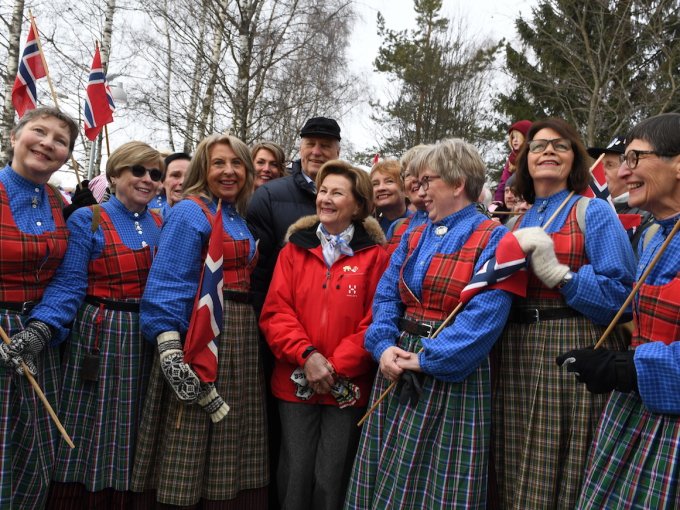 Dronning Sonja deltok i 