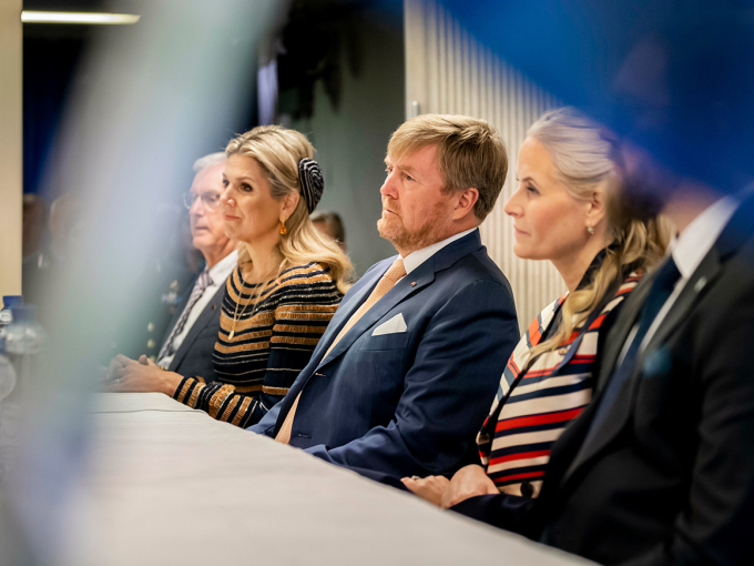 På seminar om bord HMS Rotterdam. Foto: Robin Utrecht / Dana press
