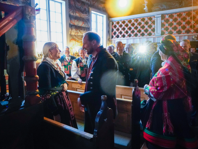 I Bykle gamle kyrkje. Foto: Lise Åserud, NTB