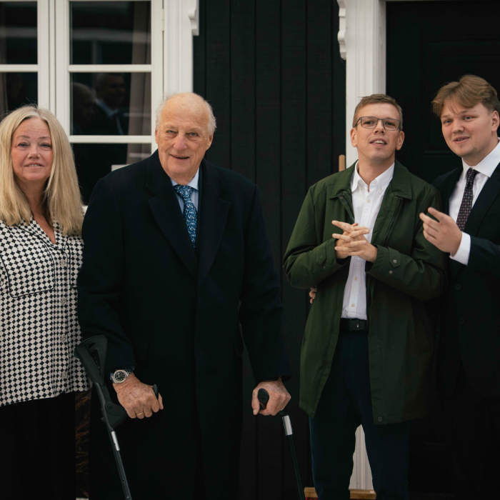 Kongen møtte Trond Bolles etterlatte