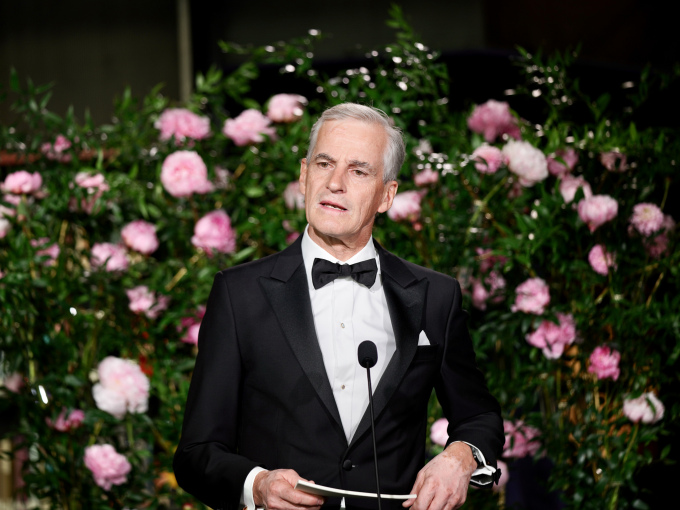 Statsminister Jonas Gahr Støre holdt gratulasjonstale til Prinsessen. Foto: Simen Løvberg Sund, Det kongelige hoff