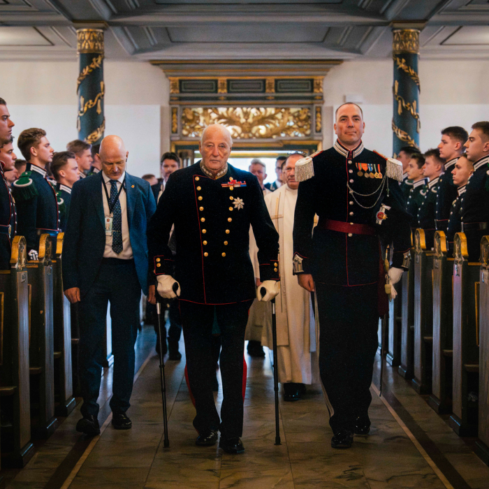 Kirkeparade for Garden i Oslo domkirke