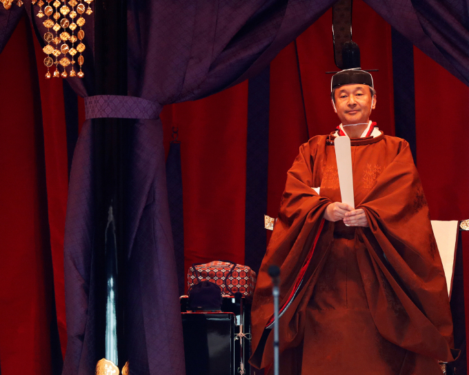 Keiser Naruhito er den 126. i rekken av japanske keisere. Foto: Issei Kato / Reuters / NTB scanpix 