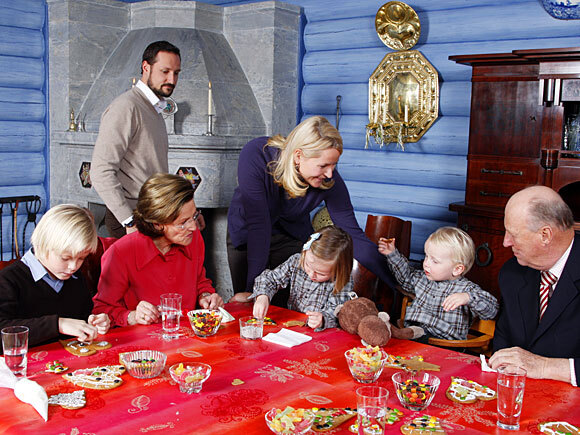 Også i 2007 var det julefotografering på Kongsseteren. Foto: Jon Eeg, NTB scanpix