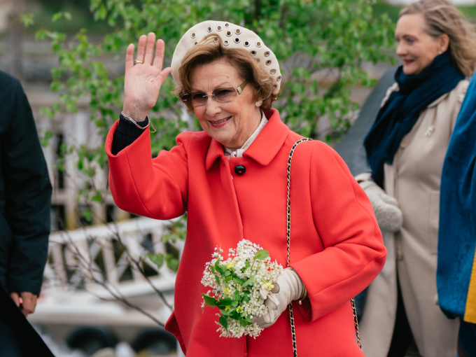 Dronning Sonja i Kvænangen. Foto: Ola Vatn, Det kongelige hoff